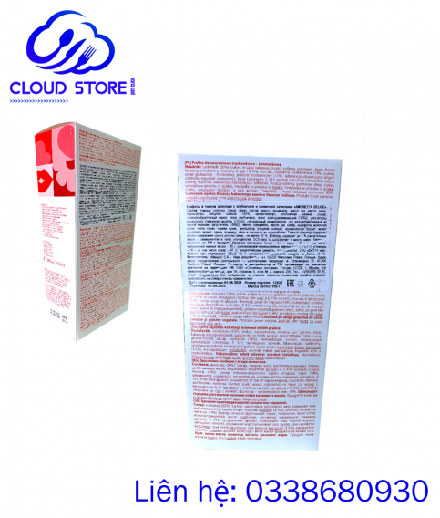 Kẹo sữa dâu Mieszko Amoretta Delice Chocolate Candies with Strawberry Cream Filling 185g