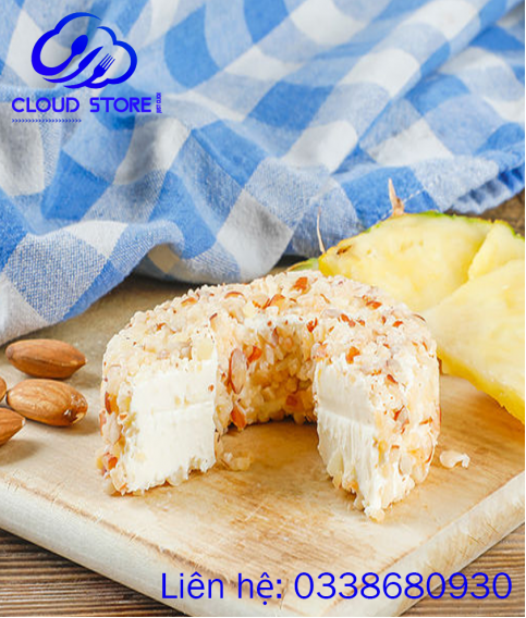 Phô mai kem Castello Taste Hawaii nhân dứa và hạnh nhân 