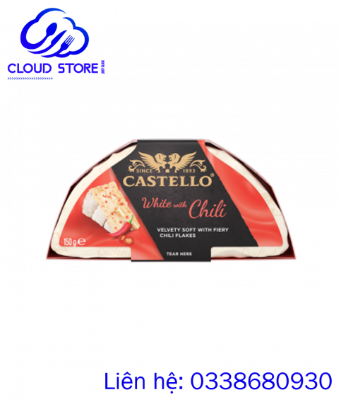Phô mai kem vị ớt Castello Creamy White with Chili 150gr