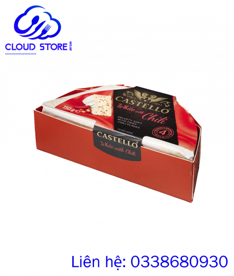 Phô mai kem vị ớt Castello Creamy White with Chili 150gr