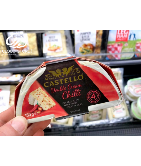 Phô mai kem vị ớt Castello Creamy White with Chili 150gr