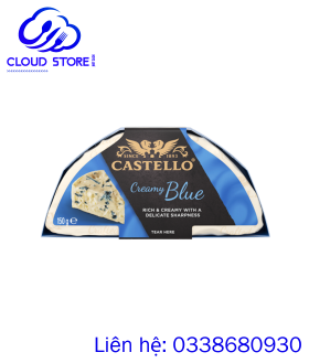 Phô mai kem Castello Double Crème Blue