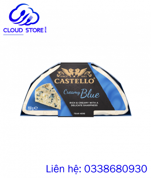 Phô mai kem Castello Double Crème Blue