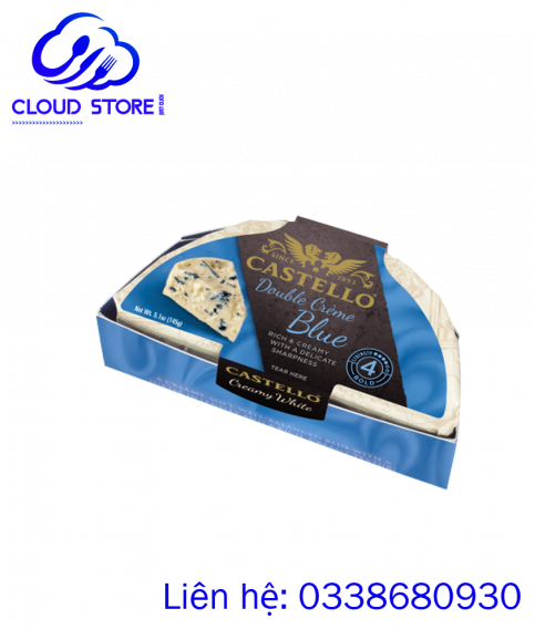 Phô mai kem Castello Double Crème Blue