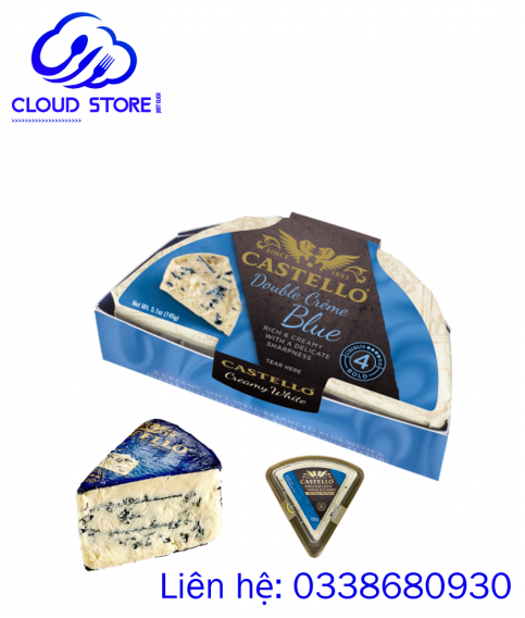 Phô mai kem Castello Double Crème Blue
