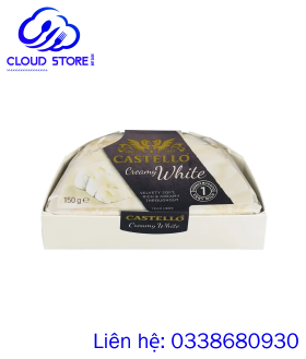 Phô mai hương vị truyền thống  Castello Creamy White 150g