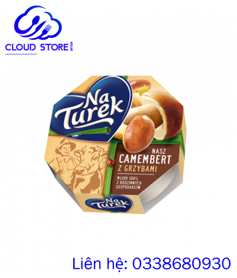 Phô mai Naturek Nasz Camembert hương vị nấm 120 gram