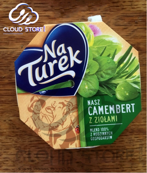 Phô mai NaTurek Nasz Camembert hương vị thảo mộc 120 gram