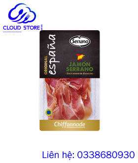 Đùi heo muối Tây Ban Nha cắt sẵn Jamón Serrano Chiffonnade 