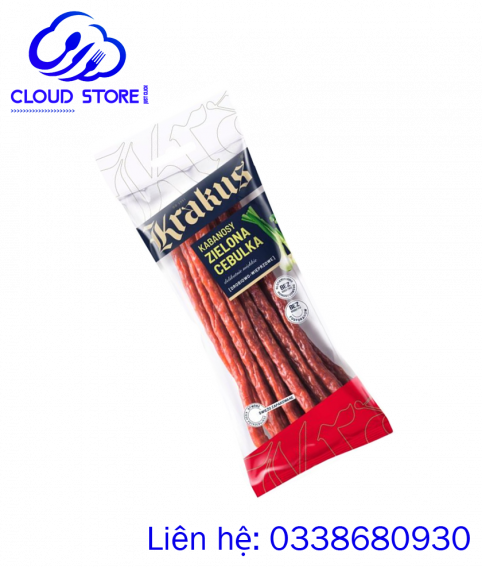 Xúc xích khô Krakus hương vị hành lá 95g